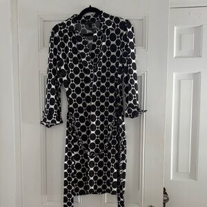 Black and White Polka Dot Dress